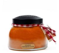A Cheerful Giver - Orange Cinnamon Clove - 22oz Mama Scented Candle Jar - Keepers of the Light - 125 Hours of Burn Time, Candles Gifts for Women