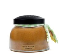 A Cheerful Giver - Pecan Belgium Waffles - 22oz Mama Scented Candle Jar - Keepers of the Light - 125 Hours of Burn Time, Candles Gifts for Women