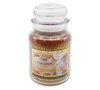 A Cheerful Giver - Warm & Gooey Cinnamon Buns - 24 oz Scented Candle Jar - Cheerful Candle -135 Hours of Burn Time, Candles Gifts for Women