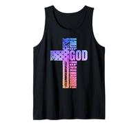 A Child of God A Woman of Faith A Warrior of Christ Cross Tank Top