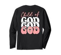 A Child of God The Way The Truth The Life Jesus Art ON Back Long Sleeve T-Shirt