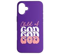 A Child Of God The Way The Truth The Life Jesus Cross Lion Case for iPhone 16 Plus