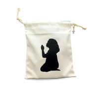 A Child’s Time for Prayer - Faith Gift Bag with Scroll, Rosemary Beads & Keepsakes