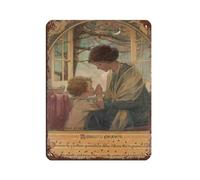 A Child's Prayer Vintage Retro Poster Metal Tin Sign Chic Art Retro Iron Painting Bar People Cave Cafe Family Garage Poster Wall Decoration 12x16inch(30x40cm)