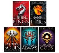 A Chorus of Dragons Series by Jenn Lyons 5 Books Collection Set (The Ruin of Kings, The Name of All Things, The Memory of Souls, The House of Always & The Discord of Gods)