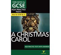 A Christmas Carol AQA Practice Tests with answers York Notes - for 2027, 2028 exams