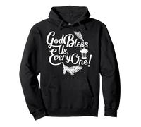 A Christmas Carol Charles Dickens God Bless Us Everyone Pullover Hoodie