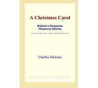 A Christmas Carol (Webster's Romanian Thesaurus Edition)