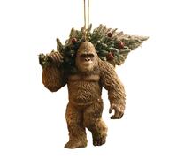 (A) Christmas Ornament Myths Meets Holiday Magics Funny Sasquatch Holiday Decor For Christmas Tree Uniques 2026 Wildlifes Wonders Collection Ornament