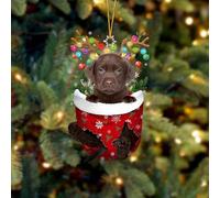 (A) Christmas Ornaments Xmas Decorations Funny Christmas Tree Decorations Suitable Dogs - Gifts Dog Lovers - Christmas Decorations - Lovely Stockings Dog