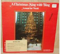A Christmas Sing With Bing - Around The World - Bing Crosby With Paul Weston And His Orchestra, Norman Luboff Choir LP