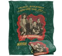 A Christmas Story Peace, Harmony, Comfort And Joy Blanket Multicoloured (One Size)