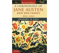 A Chronology of Jane Austen and her Family: 1600-2000