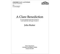 A Clare Benediction: SATB vocal score