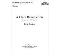 A Clare Benediction: SSA vocal score