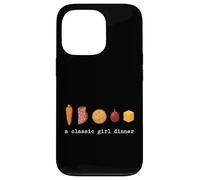 A Classic Girl Dinner Viral Trend Snack Meal Aesthetic Case for iPhone 13 Pro