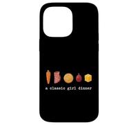 A Classic Girl Dinner Viral Trend Snack Meal Aesthetic Case for iPhone 14 Pro Max