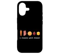 A Classic Girl Dinner Viral Trend Snack Meal Aesthetic Case for iPhone 17