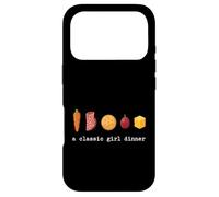 A Classic Girl Dinner Viral Trend Snack Meal Aesthetic Case for iPhone 17 Pro