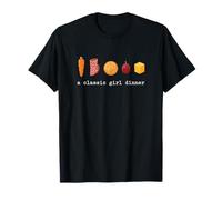 A Classic Girl Dinner Viral Trend Snack Meal Aesthetic T-Shirt
