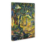 A Clearing In Provence By Henri Edmond Cross Canvas Print | Gallery Wrapped 30mm Frame Wall Art | 20x14 inches | Ready to Hang | Classic Religious Picture | Living Room Bedroom Lounge Office