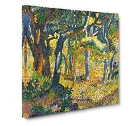 A Clearing In Provence by Henri Edmond Cross Canvas Print | Gallery Wrapped 30mm Frame Wall Art | 20x20 inches | Ready to Hang | Classic Religious Picture | Living Room Bedroom Lounge Office