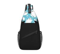 A Close Up Group Of Seals WithSling Bag for Men Crossbody Small Travel Shoulder Daypack
