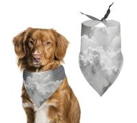 A Cloud Floating Dog Bandana Washable & Adjustable Triangle Scarf, Breathable Pet Scarf for Small Medium Large Pets, Cute Fashion Pet Accessory