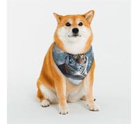 A Cold Tiger as ice Pet Scarf Stylish Triangle Bid Scarf Bandana Pet Accessory,Washable Pet Kerchief for Girl Boy Dogs or Cats Small