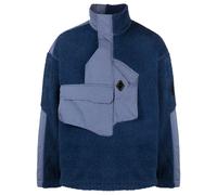 A-COLD-WALL* Bonded Axis panelled fleece jacket - Blue L