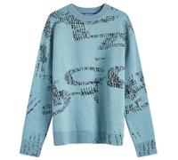 A-COLD-WALL* Men's Annex Crew Knit Blue/Grey Faded Teal