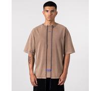 A-COLD-WALL* Mens Relaxed Fit Fracture T-Shirt - Colour: Brown - Size: Medium Medium