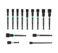 A Collection of hex Socket Drill bits The Tool Set of Thirteen Pieces Designed to Meet Various Repair Needs