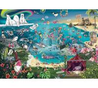 A Collective of Creatures | 1000 Piece Jigsaw Puzzle | Funny Animal Puzzle | Snowtap | Sustainable Puzzle for Adults | Premium 100% Recycled Board | Great Gift for Adults | Gibsons Games