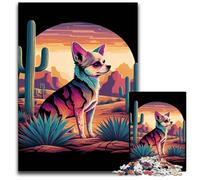 A Colorful Chihuahua Dog_179107b 1000 Piece Jigsaw Puzzle Difficult Puzzles for Adults Perfect for Christmas, Halloween, Easter, New Year 1000 PCS