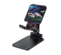 A colorful tropical sea turtle Cell Phone Stand for Desk - Fully Adjustable Mobile Phone Holder Cradle Dock Folding Desktop Mobile Phone Kickstand Universal Tablet Stand for iPad Stand Holder