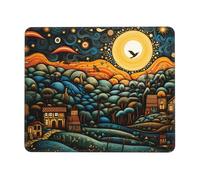 A Comic Town Multi Size Mouse pad for Office, Study & Play-Mousepad with Strong Adhesion and Thick Comfortable Surface