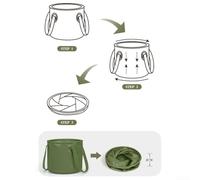 A Compact Yet Roomy Folding Bucket That's Ideal For Carrying Tools Or Snacks (Coffee 20L)
