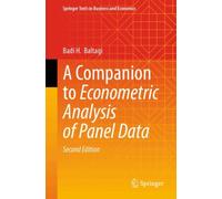 A Companion to Econometric Analysis of Panel Data
