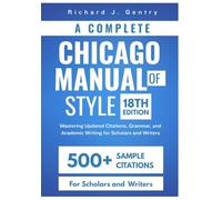 A Complete Chicago Manual of Style, 18 Edition