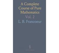 A Complete Course of Pure Mathematics