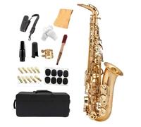 A Complete Set Of Brass Materials For The Golden Alto Saxophone Saxophone Instruments Student Saxophone