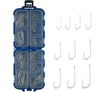 A complete tackle solution our robust set of 100 carbon steel hooks is designed to support your fishing endeavors