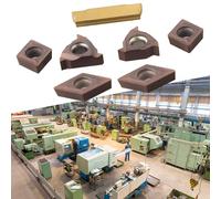 A Comprehensive Selection of Seven Carbide Inserts for Precision Machining on a Ten Millimeter Tool Holder