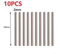A Comprehensive Set Ten Pieces of Precision Engineered High Speed Steel Bars at a Standard Length of 100mm (2mm)