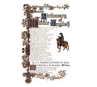 A Concise Dictionary of Middle English: From A.D. 1150 - Paperback NEW Rev Walt