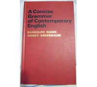 A Concise Grammar of Contemporary English