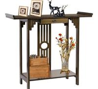A Console Table With Drawer Entryway Foyer Hall Table Hand-Polished