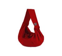 A convenient polyester mesh backpack for cat and dog bags when going out (red)