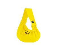 A convenient polyester mesh backpack for cat and dog bags when going out (yellow)